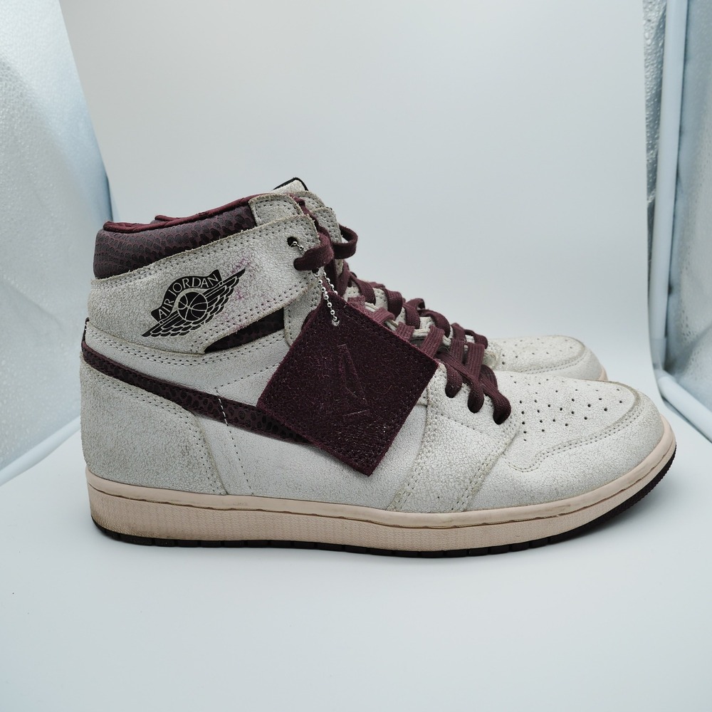 A Ma Maniere x Air Jordan 1 Retro High OG SP Sail Burgundy Crush DO7097-100 10.5